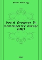 Social Progress In Contemporary Europe артикул 4598b.